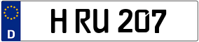 Truck License Plate